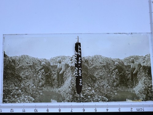 Plaque verre stereoscopique - plaque,