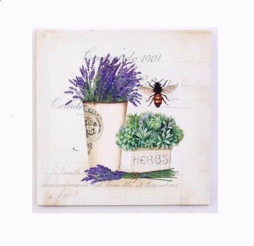 Cadre toile tableau fleur - cadre,