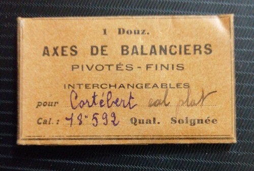 Axe balancier cortebert - balancier,