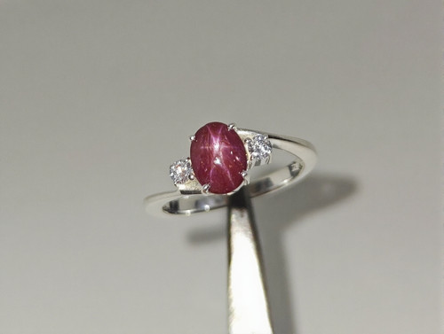 Bague fiançailles ovale - de,