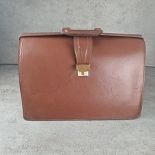 Porte document/sac de médecin en cuir -La Sauvagine - Vintage