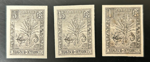 Timbres madagascar essais - timbres,