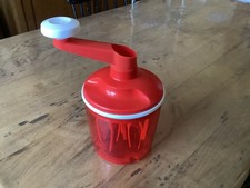 Speedy Chef Tupperware Rouge/ Blanc Batteur