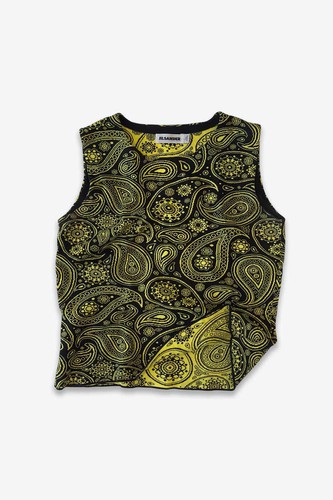 Gilet tricot jaune moyen - jaune,