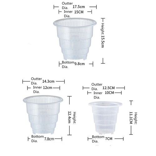 Résine maille pot transparent - résine,