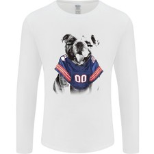 Football Américain Bouledogue Avec Tattoos Hommes T-Shirt