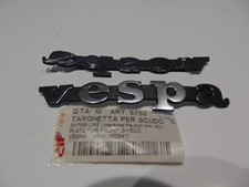 Étiquette Plaque Pour Pare-Chocs Avant Piaggio Vespa Ancienne Code 152541