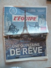 HORS SERIE L'EQUIPE UNE QUINZAIRE DE RÊVE (JO PARIS 2024, FRANCE MARCHAND RINER)