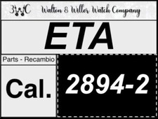 NOS [ 1X ] ETA 2894-2 Pièces