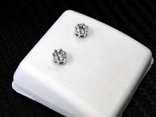Diamond studs earring 14k - diamond,