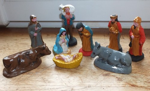 Crèche pièces santons - crèche, pièces,