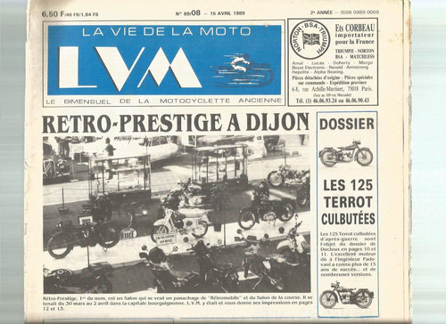 Vie moto 89 08 125 - la,