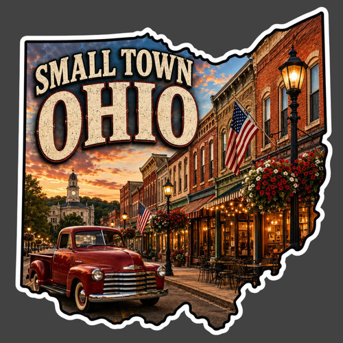 Ohio sticker vinyl decal - vinyl,