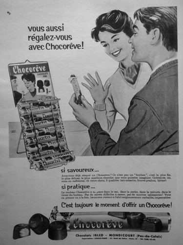 Publicité 1960 chocorêve - publicitÉ,