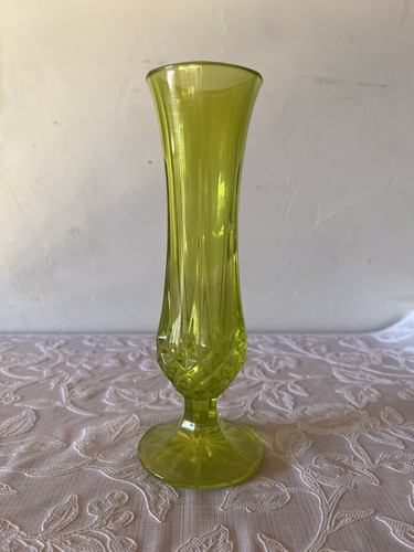 Vase verre vert à - en,