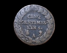 5 Centimes Dupré L'an 5 A