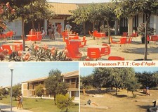 CPSM 34 CAP D'AGDE LE VILLAGE VACANCES P.T.T.