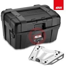 GIVI Set Top-Case Monokey Trekker TRK46B Plaque SRA691 BMW F 800 R 2009-2019
