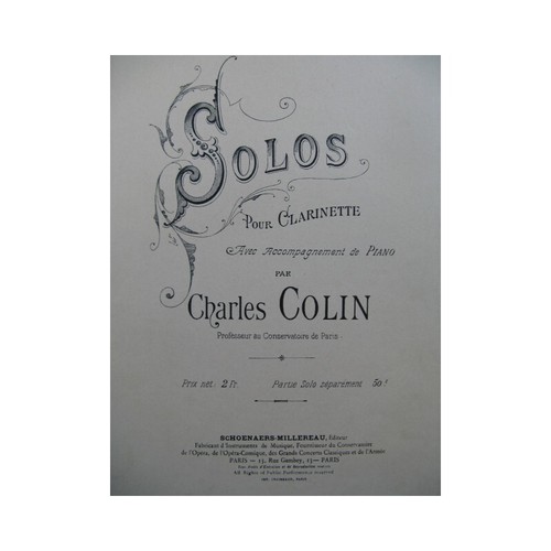 Colin charles solo concours - solo, de