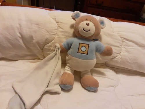 Doudou peluche ours marron - doudou,