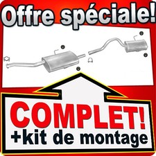 Ligne pot d'échappement pour