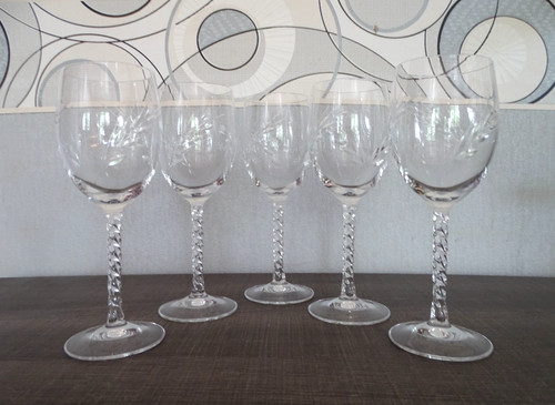 Verres vin rouge cristal - 5,