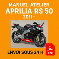 Manuel Atelier Aprilia RS 50 2011 Revue Technique Moto Français RMT CD PDF