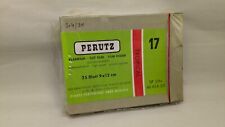 Boîte scellée 25 plan films Perutz 17 rigide panchro. , format 9x12cm, 40 asa