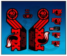 AUTOCOLLANTS STICKER FORK FOX