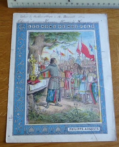 Ancien protège cahier - ancien, protège-cahier