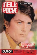Télé Poche N° 165/1969 - Alain Delon SOS Fréquence 17 Tom Sawyer le Feuilleton