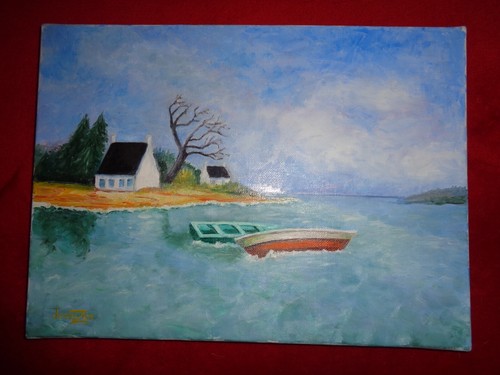 Marine barques au - marine, mouillage