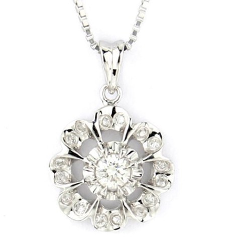18k white gold diamond - gold,