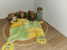  DOUDOU PLAT CARRE GIPSY GRENOUILLE VERT JAUNE BONNET, Très Bon Etat, B3