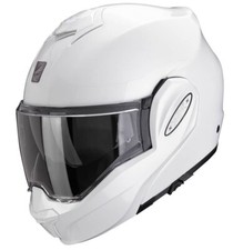 Casque Pliable Scorpion EXO-TECH EVO PRO Solide (Blanc Perlé) Taille: L