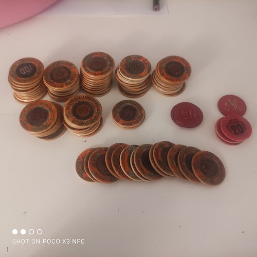 Lot 70 jetons de - jetons,