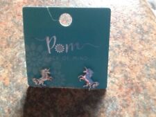 Boucles d'oreilles licorne