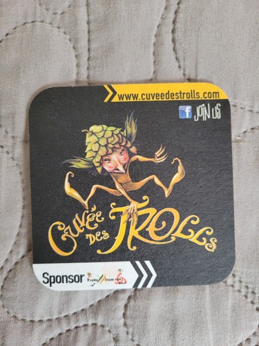 Sous bock bière belge - , cuvée