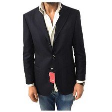 Veste LUIGI BIANCHI MANTOVA Tissu Épinglé VITALE BARBERIS CANONICO SUPER120'S