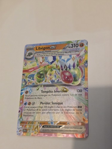 Carte pokémon libegon - carte, ex