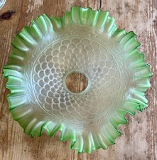 Ancien ABAT JOUR TULIPE Verre