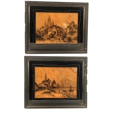 Ecole Lyonnaise XIXe, paire de