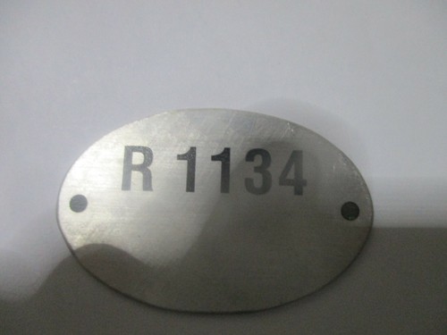 Plaque identification - plaque, d'identification