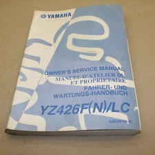 MANUEL REVUE TECHNIQUE D ATELIER YAMAHA YZ 426 F 2001 YZF YZ426F service manual