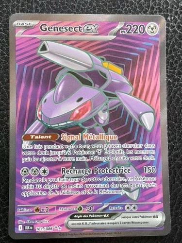 Carte pokémon genesect - carte,