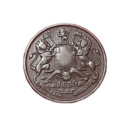 East india company 1835 - east, half