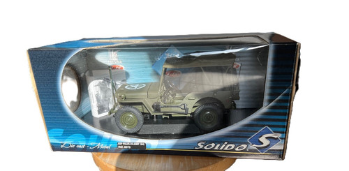 Jeep willy army solido - jeep,