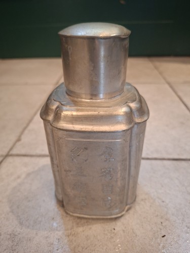 Pot thé étain - pot, ancien