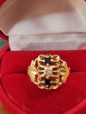 bague ancienne or  jaune 18