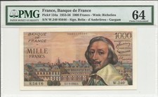 FRANCE	P	134a	1000	FRANC	1956